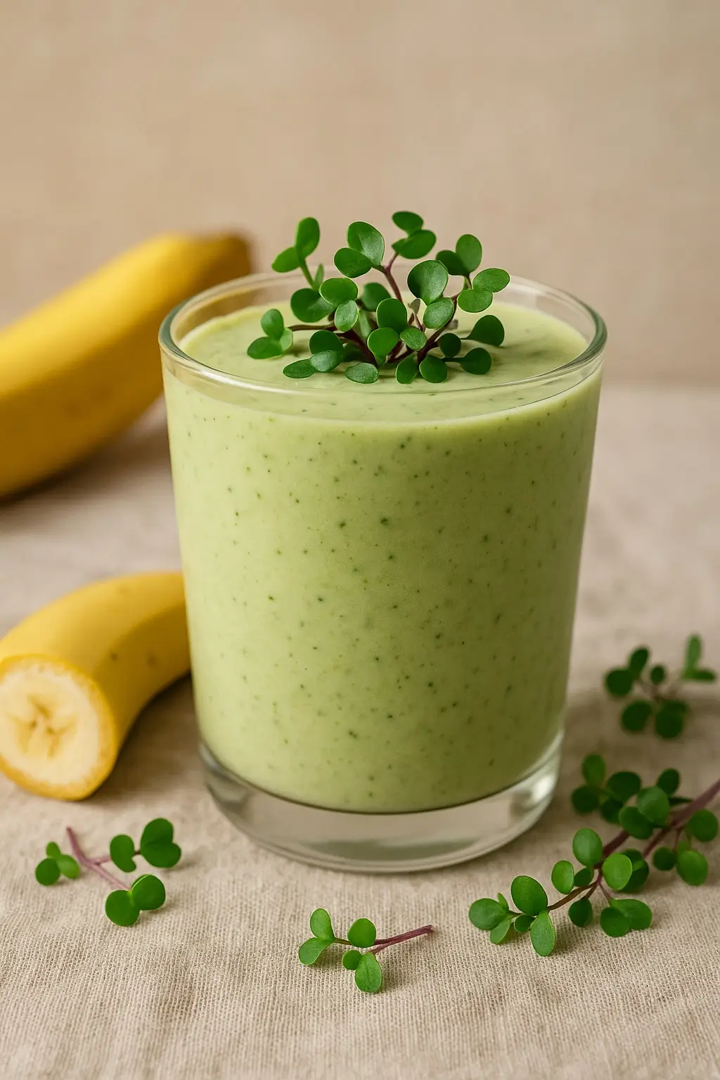 Smoothie verde e banana
